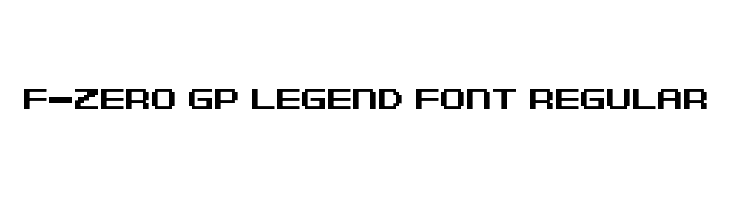 F-Zero GP Legend Font Regular لخطوط تنزيل