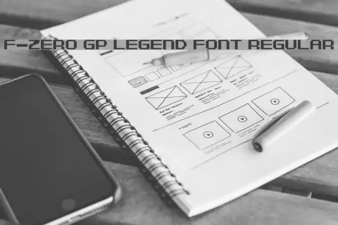 F-Zero GP Legend Font Regular Fonte examples