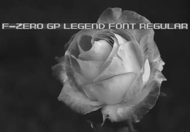 F-Zero GP Legend Font Regular Fonte examples