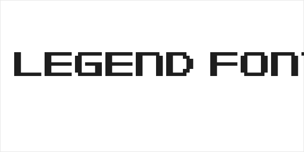 F-Zero GP Legend Font Regular Logo