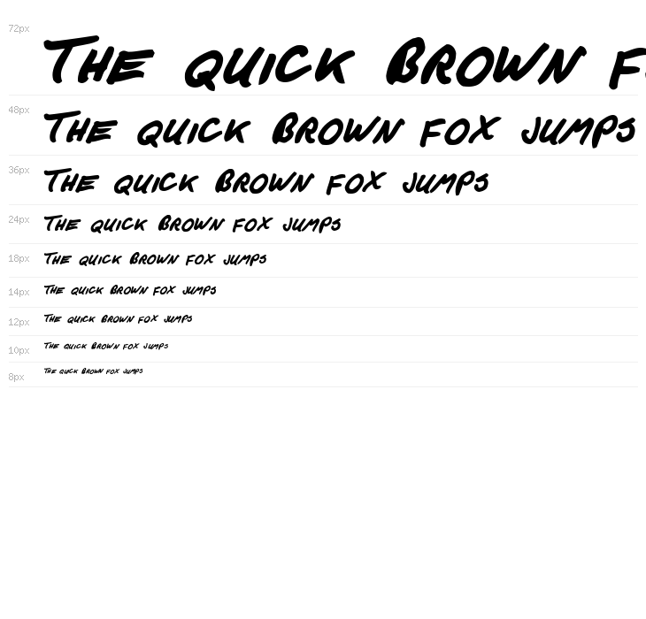 F*ck Beans Bold Italic Waterfall