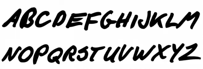 F*ck Beans Bold Italic Fonte MINÚSCULAS