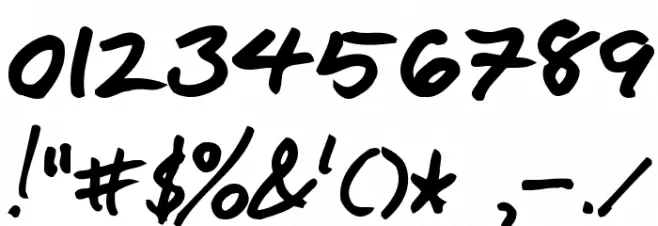 F*ck Beans Bold Font OTHER CHARS