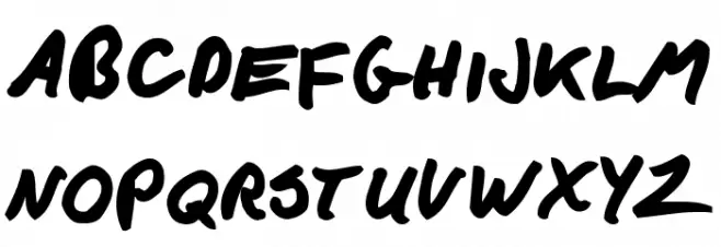 F*ck Beans Bold Font LOWERCASE