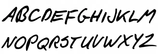 F*ck Beans Italic Schriftart Kleinbuchstaben