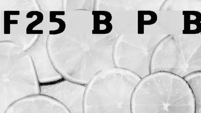 F25 Bank Printer Bold Fuentes examples