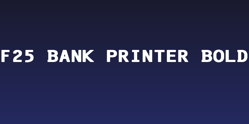 F25 Bank Printer Bold Social Header