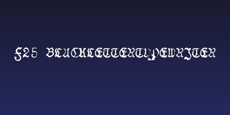 F25 BlackletterTypewriter Social Header