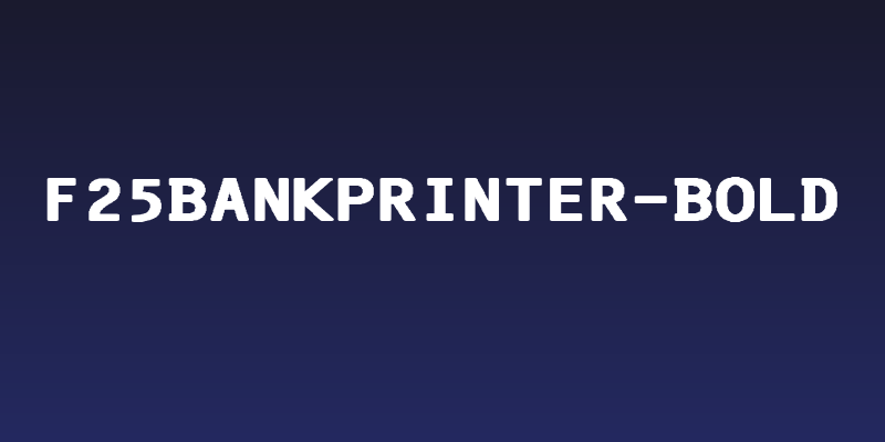 F25BankPrinter-Bold Social Header