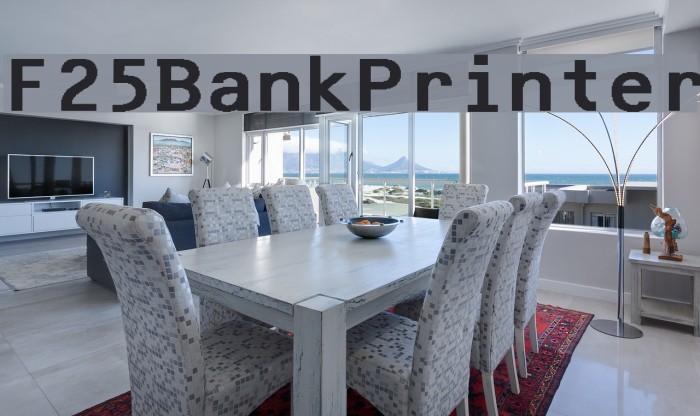 F25BankPrinter フォント examples