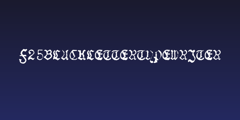 F25BlackletterTypewriter Social Header
