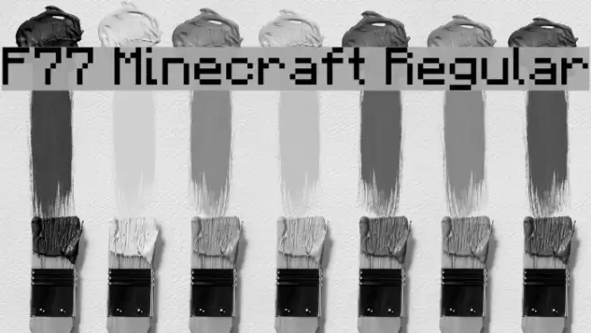F77 Minecraft Regular Polices examples