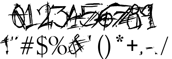 F'Donkulous Font OTHER CHARS