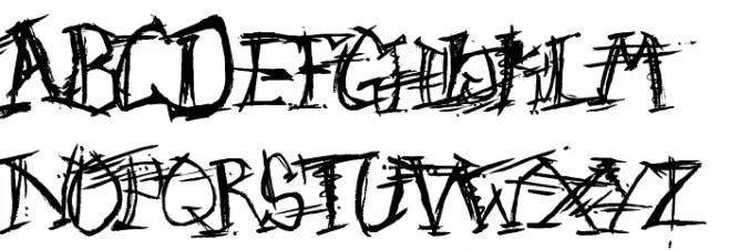 F'Donkulous Font UPPERCASE