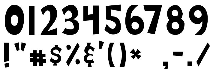 F'Earth Font OTHER CHARS