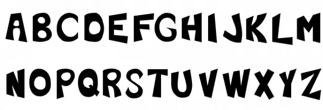 F'Earth Font UPPERCASE