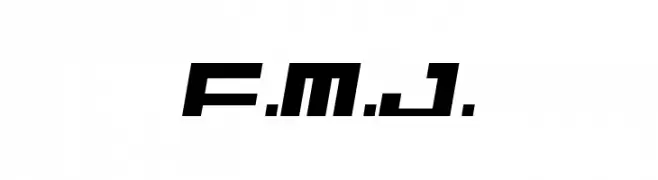 F.M.J.  baixar fontes gratis