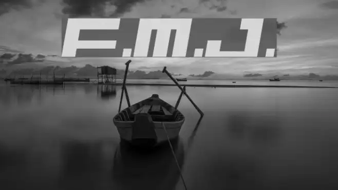 F.M.J. Шрифта examples