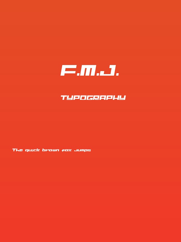 F.M.J. Poster