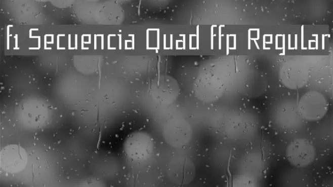 f1 Secuencia Quad ffp Regular Polices examples