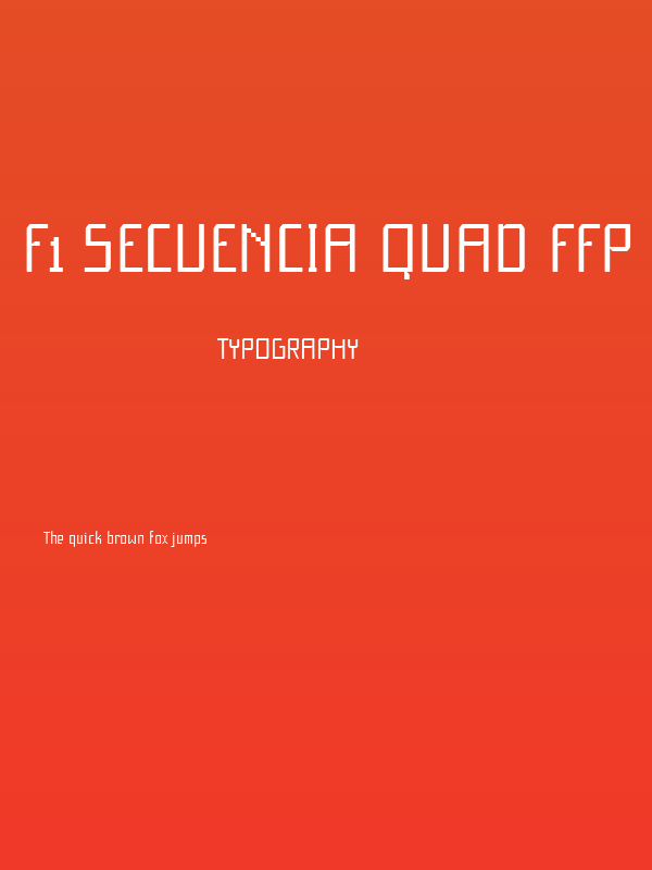 f1 Secuencia Quad ffp Regular Poster