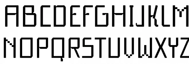 f1SecuenciaQuad-ffp フォント 大文字