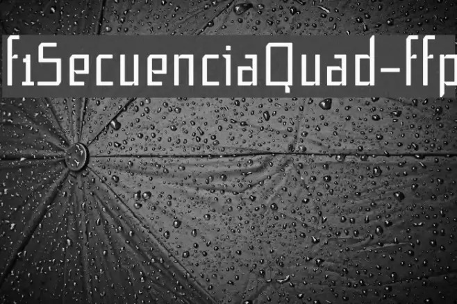 f1SecuenciaQuad-ffp Schriftart examples