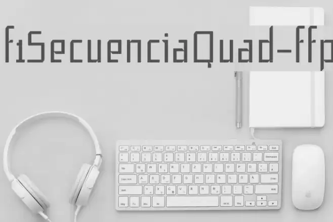 f1SecuenciaQuad-ffp Schriftart examples