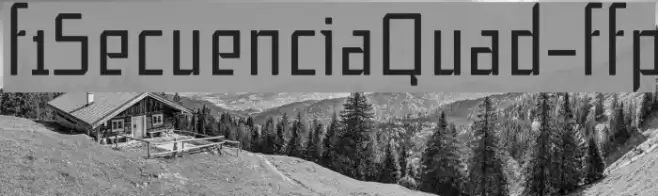 f1SecuenciaQuad-ffp Schriftart examples
