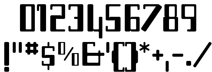 f2 Tecnocr·tica Font OTHER CHARS
