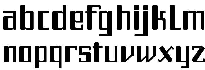f2 Tecnocr·tica Font LOWERCASE