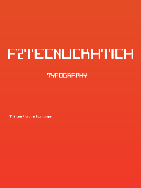 f2Tecnocratica Poster