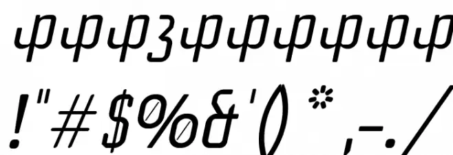 f3Secuenciaroundffp-Italic Polices AUTRES CHARS