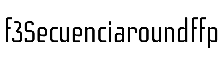 f3Secuenciaroundffp Font