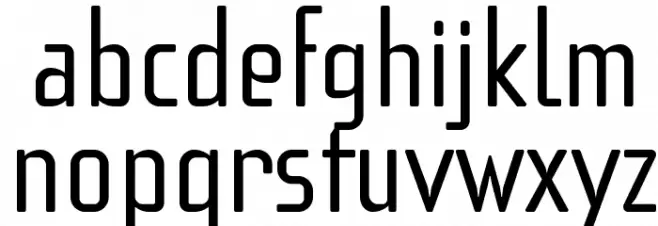 f3Secuenciaroundffp Font LOWERCASE