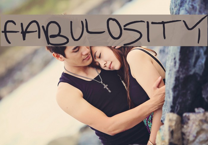 FABULOSITY Font examples