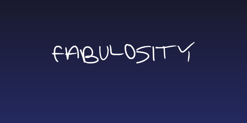 FABULOSITY Social Header