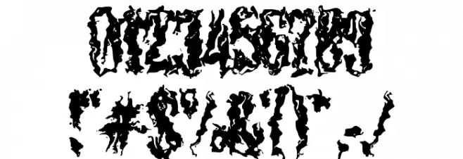 FACEGORE Font OTHER CHARS