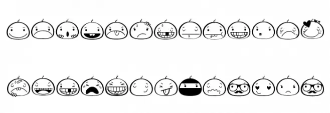 FACE_ALIN Polices MAJUSCULES