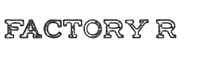 FACTORY-Regular  font caratteri gratis