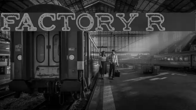 FACTORY-Regular Font examples