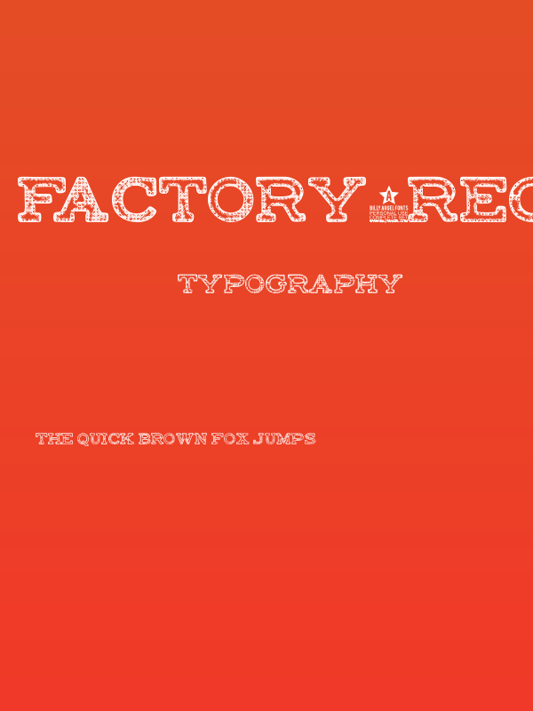 FACTORY-Regular Poster