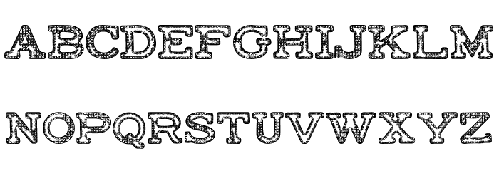 FACTORY-Regular Font LOWERCASE