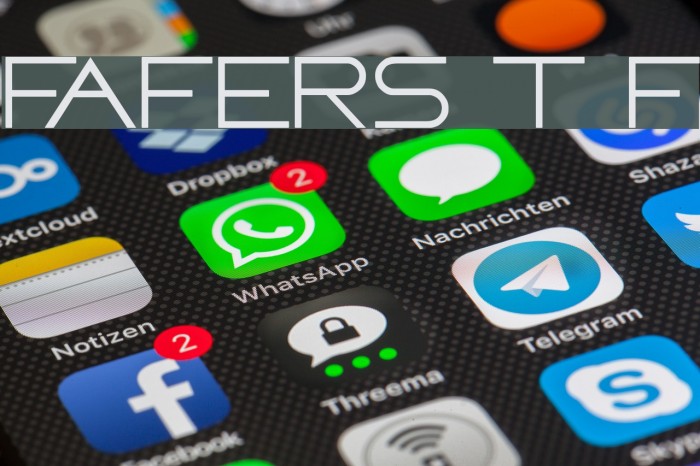 FAFERS Technical Font Font examples