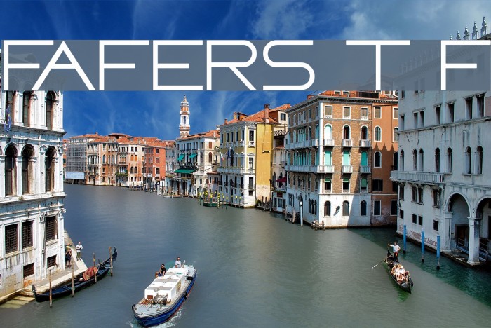 FAFERS Technical Font Font examples