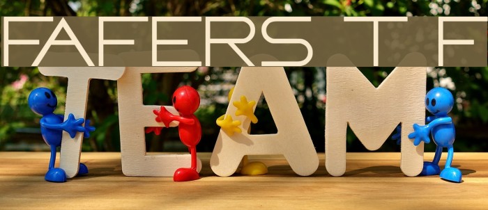 FAFERS Technical Font Font examples