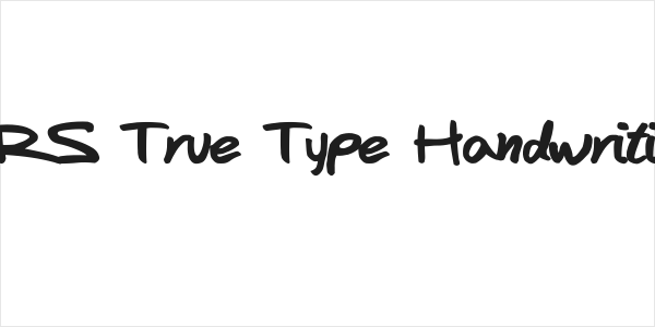 FAFERS True Type Handwriting Font Logo