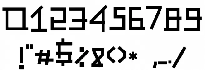 FAHREZA Font OTHER CHARS