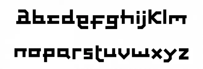FAHREZA Font LOWERCASE