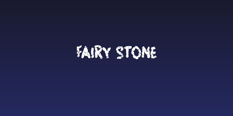 FAIRY STONE Social Header
